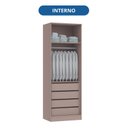 Ver imagem 7 de Guarda Roupa Modulado 2 Portas Reflecta Requinte 100% MDF