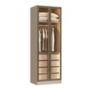 Ver imagem 1 de Guarda Roupa Modulado 2 Portas Reflecta Requinte 100% MDF