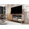 Rack para TVs Até 50 Polegadas sala de estar Malbec Wood - Oferta:Off/Nature - 2