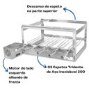 Ver imagem 2 de Grill Giratório em Inox para Churrasqueira com 5 Espetos - Infinity