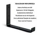 Ver imagem 4 de Prateleira Madeira Mdf Louro Freijó Mão Francesa 80x15 Cm
