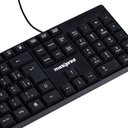 Ver imagem 3 de Teclado Office Easy C/fio Usb 2.0 Preto Maxprint