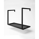 Ver imagem 2 de Kit 2 Nicho de Parede Industrial Ferro Preto Tela