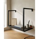 Ver imagem 3 de Kit 2 Nicho de Parede Industrial Ferro Preto Tela