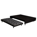 Ver imagem 1 de Cama Box Bicama Casal com Cama Auxiliar 138x188 Estrutura Madeira Eucalipto Reforçada para Hóspedes