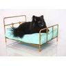 Cama Pet Baronesa M metal dourado - ovelha marfim - 4