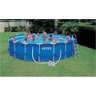 Piscina Intex 24311 Litros com Bomba Filtrante Capa Forro Escada e Transformador para 220v - 2