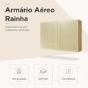 Ver imagem 5 de Armário Aéreo 2 Portas Vidro Reflecta Nesher Rainha 120cm
