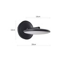 Ver imagem 4 de Arandela Nordecor Pyana 10w Led Bivolt Preto 3000k Luz Amarela 2856