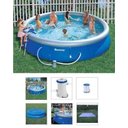 Ver imagem 1 de Piscina Bestway 10179 Litros Completa ESCADA Capa Forro Bomba Filtro 220v