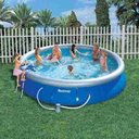 Ver imagem 2 de Piscina Bestway 10179 Litros Completa ESCADA Capa Forro Bomba Filtro 220v