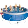 Piscina Bestway 12362 Litros com Bomba Filtro 220v Capa Forro Escada #57294 - 2
