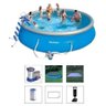 Piscina Bestway 21182 Litros Bomba Filtro Escada Capa Forro 220v #57212 - 1