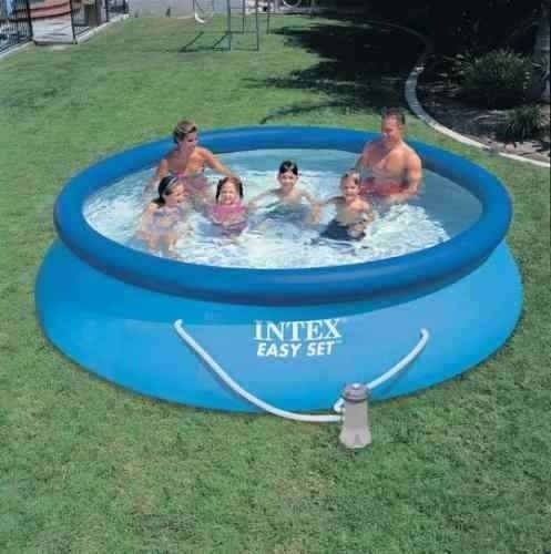 Piscina Intex 5621 Litros com Capa com Bomba de Inflar com BOMBA FILTRANTE Intex 2006 LH 220v - 2