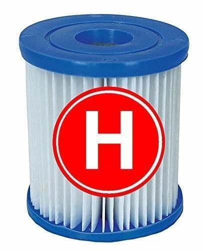 Kit com 03 unidades do Cartucho H Refil Filtro para Bomba Filtrante Intex 1250 LH - 2
