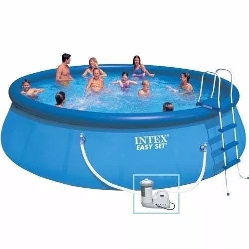Piscina Intex 20647 Litros com Bomba Filtro 110v Capa Forro Escada #28175 - 3