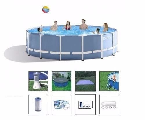 Piscina Intex 16805 Litros PRISM Escada Capa Bomba Filtro 220v #26736 - 1