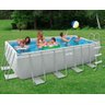 Piscina Intex 6836 Litros Retangular Estrutural com Capa Forro Escada Bomba Filtro 220v #28350 - 1