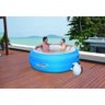 Banheira de Hidromassagem Inflável Bestway Lay Z SPA Piscina Massage Tub 900 Litros 220v Cor Azul - 1