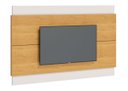Ver imagem 2 de Rack com Painel Classic +2G 2.2 com Led Nature com Off White - Imcal Móveis
