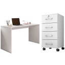 Ver imagem 1 de Mesa para Computador Gávea C/ Gaveteiro Gávea Branco
