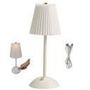 Ver imagem 1 de Luminaria Abajur Mesa Led 3 Tons Touch Bateria Recarregavel Usb Quarto Sala Cabeceira Escritorio Ilu