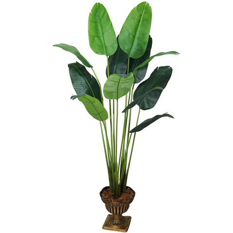Planta Artificial Grande Bananeira 190cm para Decoração