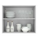 Ver imagem 4 de Armário Aéreo 80 Cm 2 Portas Branco/crema Agata Madesa