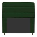 Ver imagem 1 de Cabeceira Estofada Argentina 100CM Solteiro Suede Verde - D A DECOR
