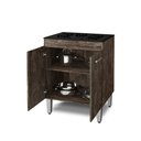 Ver imagem 3 de Balcão de Cozinha para Cooktop 5 Bocas com 2 Portas Nauru - Castanho