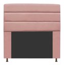 Ver imagem 1 de Cabeceira Estofada Argentina 160CM Queen Suede Rosê - D A DECOR