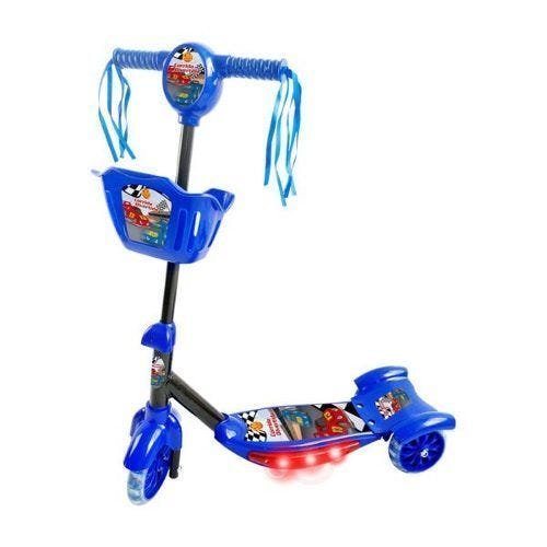 Patinete Musical Sonoro Luminoso 3 Rodas Freio Cestinha (DMT5026) - 1