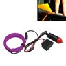 Fita Fio Neon 12v Carro 5 Metros Led Automotiva Isqueiro Flexível Roxo - 1