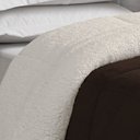 Ver imagem 2 de Coberdrom Mirage Queen Sherpa e Manta Toque Lã de Carneiro 1 Peça - Marrom Escuro