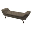 Ver imagem 3 de Recamier Divã Odessa P04 195 cm Suede - ADJ Decor - Marrom Claro TCA 945
