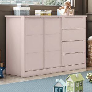 Comoda Perola Rosê - Phoenix Baby