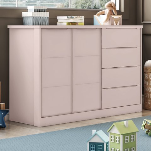 Comoda Perola Rosê - Phoenix Baby