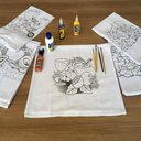 Ver imagem 1 de Pano De Prato Lomaer Sacaria Estampado Tradicional 12 Unidades Branco