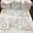 Ver imagem 3 de Pano De Prato Lomaer Sacaria Estampado Tradicional 12 Unidades Branco