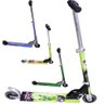 Patinete Aluminio Infantil Freio Brinquedo Ajustavel Crianca - Verde Menina - 4