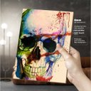 Ver imagem 3 de Skull - Quadros ou Placas Modulares com 4 Peças