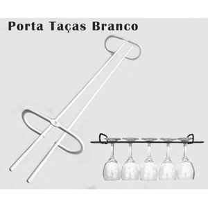 Suporte Organizador Porta Taça Suspenso  Branco