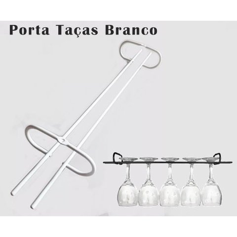 Suporte Organizador Porta Taça Suspenso Branco