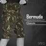 Bermuda cargo 8 bolso cintura ajustavel - 46 - Verde escuro - 5