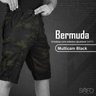 Bermuda cargo 8 bolso cintura ajustavel - 46 - Verde escuro - 6