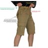 Bermuda cargo 8 bolso cintura ajustavel - 46 - Verde escuro - 1