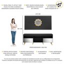 Ver imagem 4 de Rack com Painel e Suporte TV 65" Retrô com Espelho Flórida Multimóveis V3142