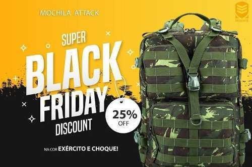 Mochila Attack Exercito Ou Choque Oferta Especial - Exercito e Choque - 1