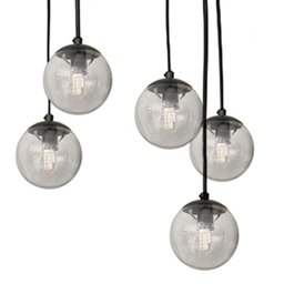 Pendente Spider Preto com Globos Fumê para 8 Lâmpadas G9 de LED - 4