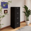 Ver imagem 2 de Arquivo New City 4 Gavetas para Pasta Suspensa 46,5 cm Preto Gebb Work